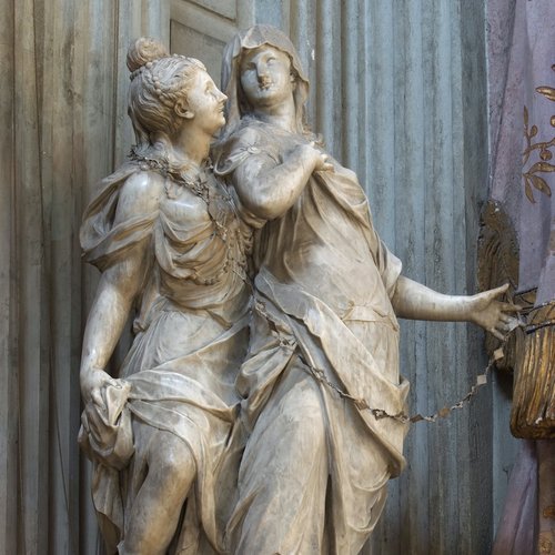 Duomo Udine, Mausolei Manin, un'allegoria