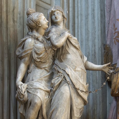 Duomo Udine, Mausolei Manin, un'allegoria