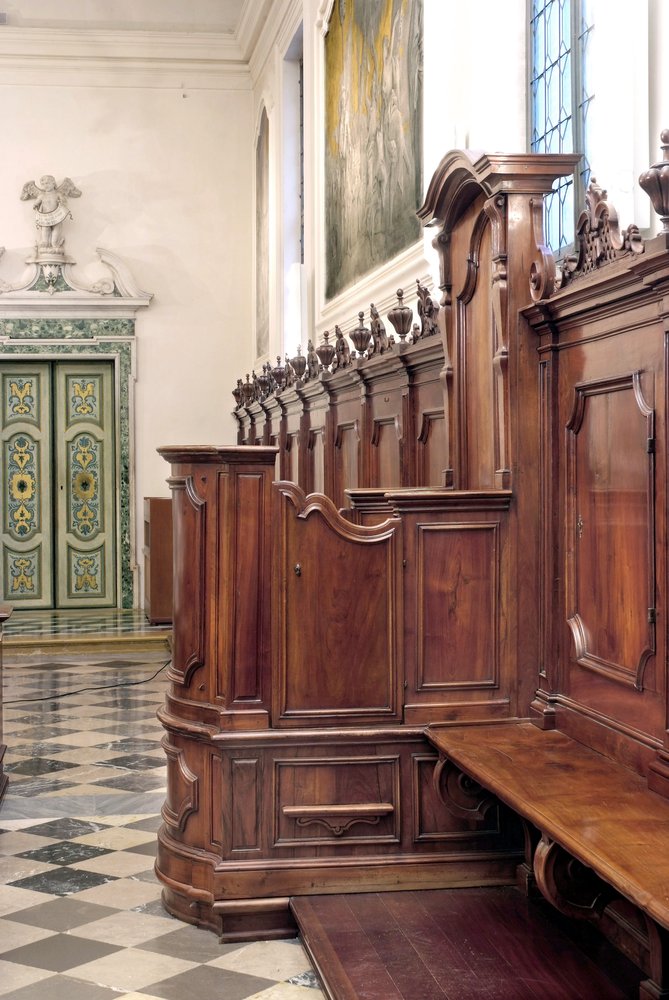 Oratorio della Purità, Gli stalli lignei