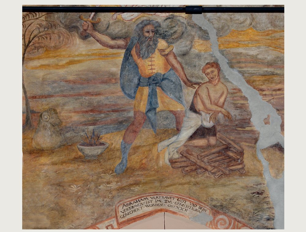 Affresco dell’arco trionfale