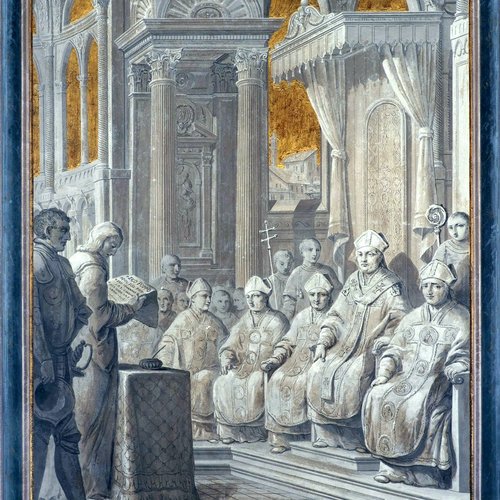 Pietro Antonio Novelli, affreschi, sacrestia detta "dei canonici", 1790