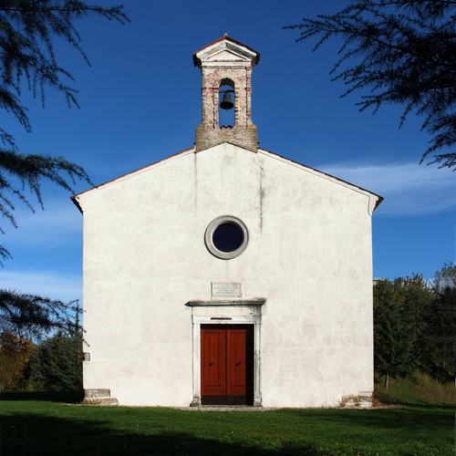 Chiesetta campestre di San Leonardo, facciata, 1529, Variano