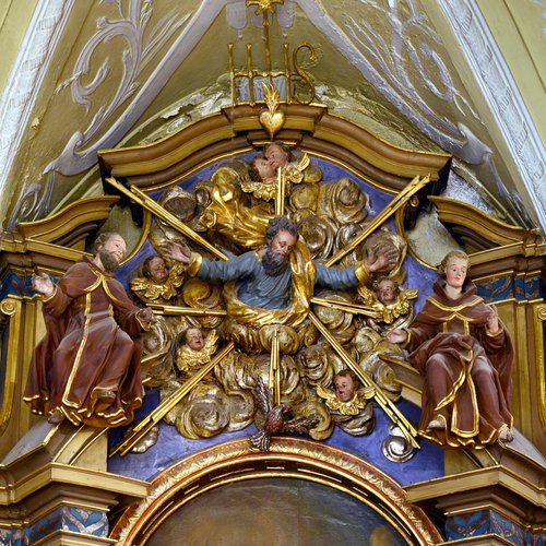 L’altare di San Domenico Guzmán, parte alta