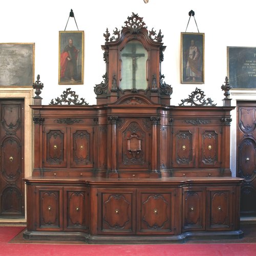 Sacrestie Duomo Udine, mobilio di Matteo Deganutti (1712-1794)