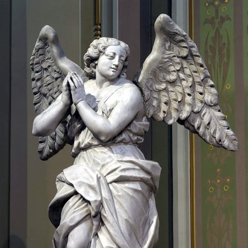 Chiesa di San Lorenzo martire di Talmassons, Orazio Bonetti, Angelo adorante, 1741