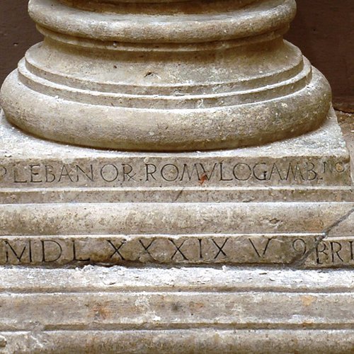 Chiesa parrocchiale di San Giorgio, acquasantiera, sec XVII, San Giorgio della Richinvelda