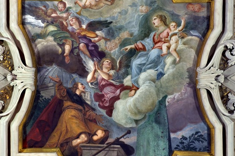 P. Venier, Apparizione della Vergine a San Giacomo