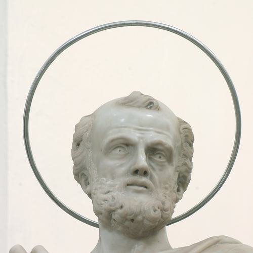 Pieve di Sant'Andrea, altare maggiore, Giuseppe Torretti, San Pietro Apostolo, particolare, Pozzuolo