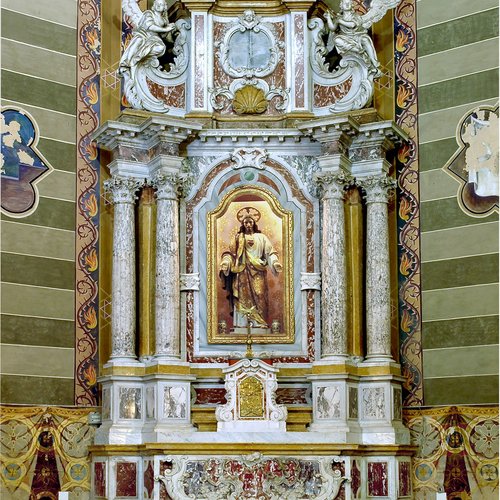 Carlo Picco, Altare del Sacro Cuore (già della Santa Croce), sec. XVII