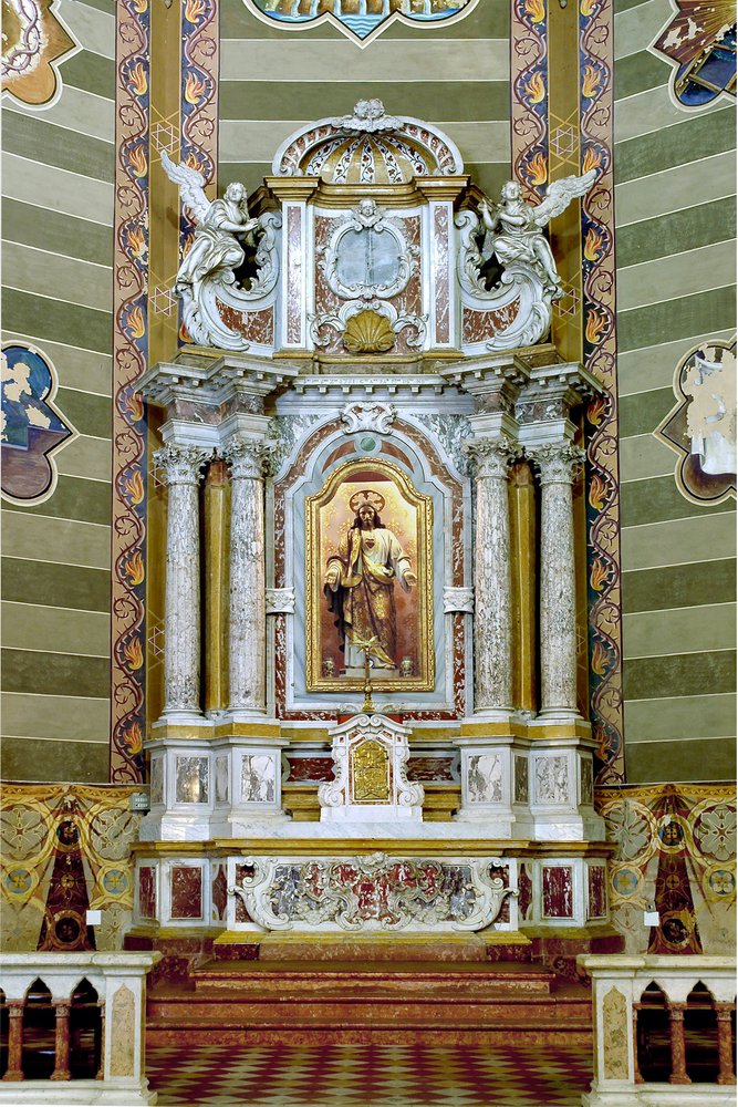 Carlo Picco, Altare del Sacro Cuore (già della Santa Croce), sec. XVII