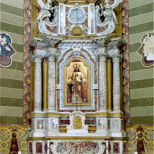 Carlo Picco, Altare del Sacro Cuore (già della Santa Croce), sec. XVII