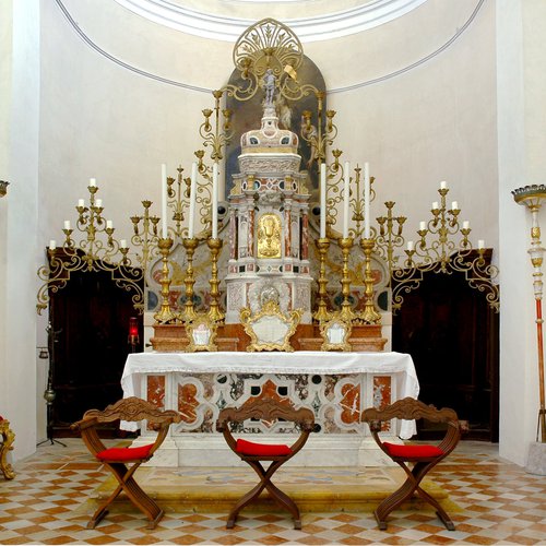 Chiesa di San Giacomo, interno, altre maggiore, 1708 ca, Polcenigo