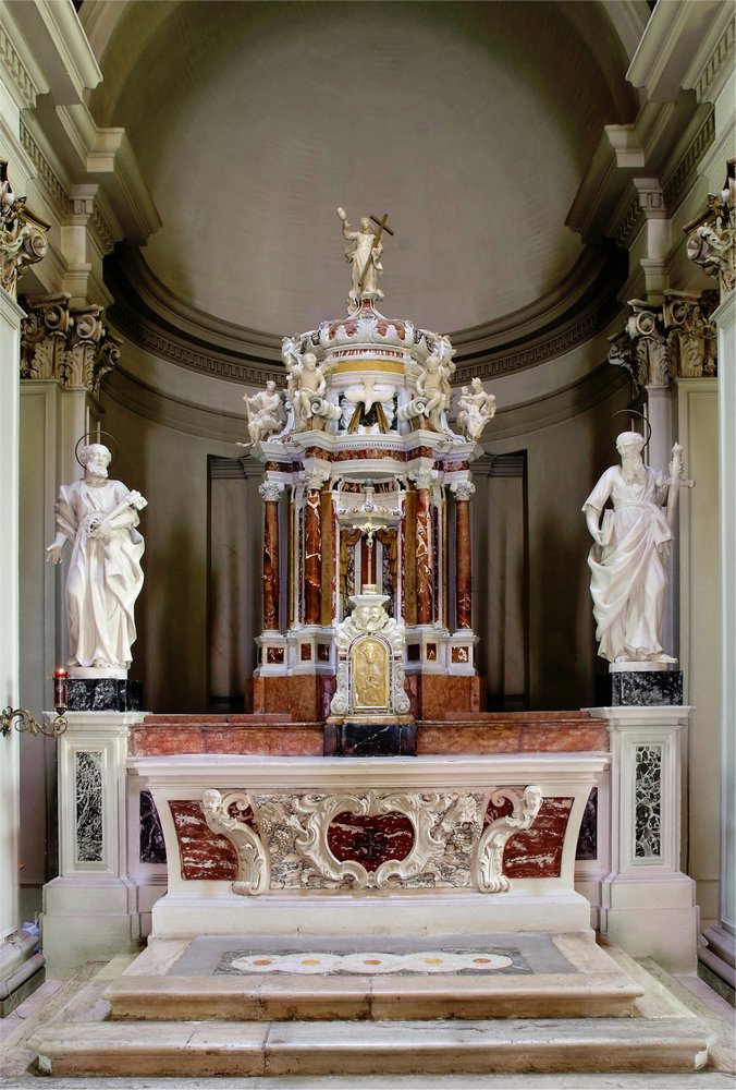 Altare maggiore, seconda metà del sec. XVIII
