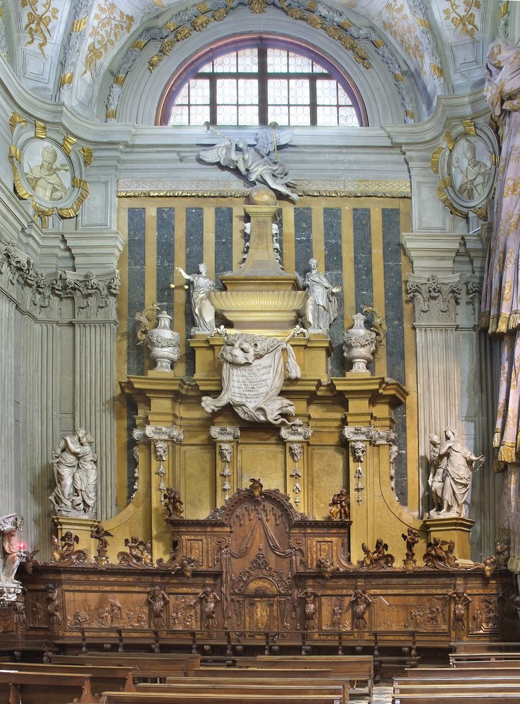 Duomo Udine, Transetto, Mausolei Manin, 1714