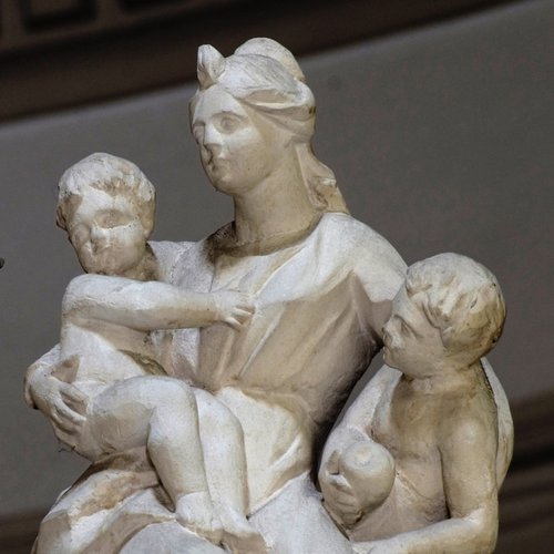 Altare maggiore, seconda metà del sec. XVIII, tabernacolo, Carità