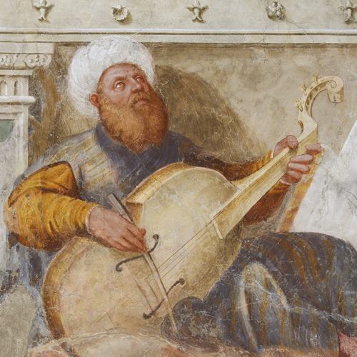 Chiesa di Santa Maria Maggiore, affreschi delle pareti, David, Pomponio Amalteo, 1533-1546, Lestans