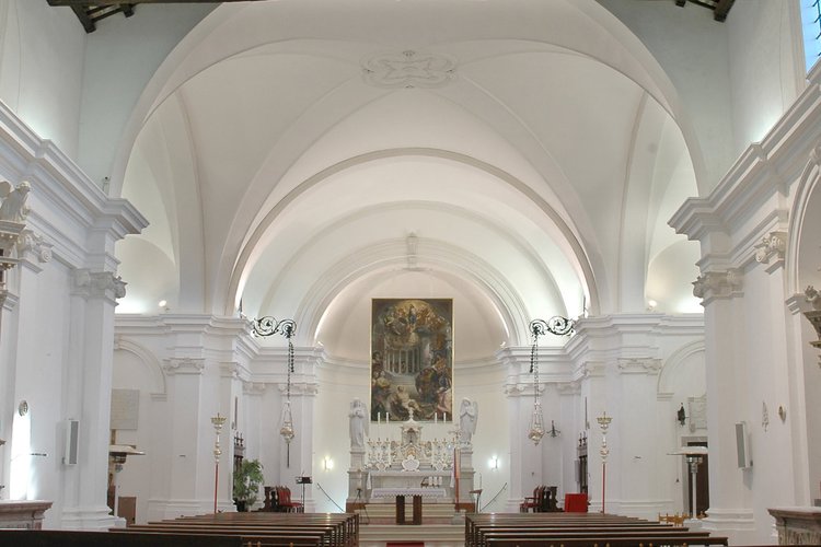 Interno della pieve di San Lorenzo in Monte di Buja