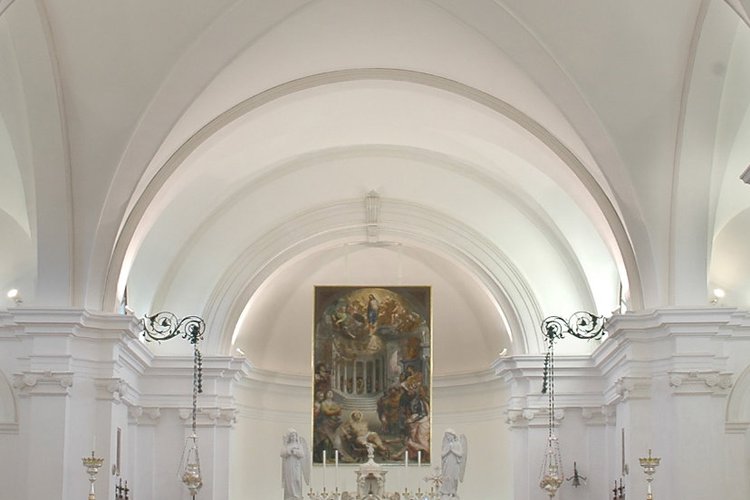 Interno della pieve di San Lorenzo in Monte di Buja