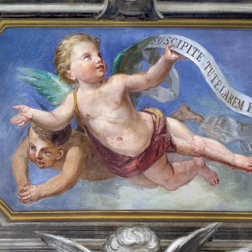 P. Venier, Putti, 1711, part. affreschi della volta