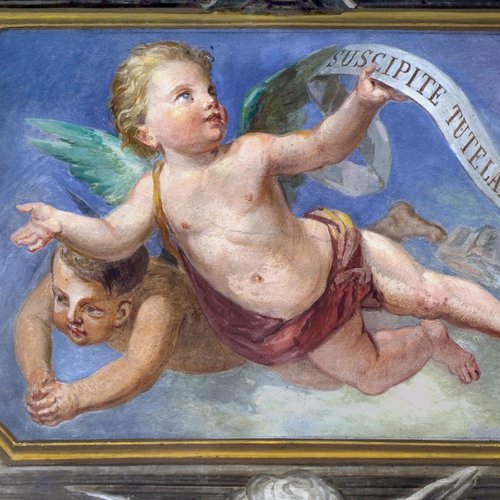 P. Venier, Putti, 1711, part. affreschi della volta