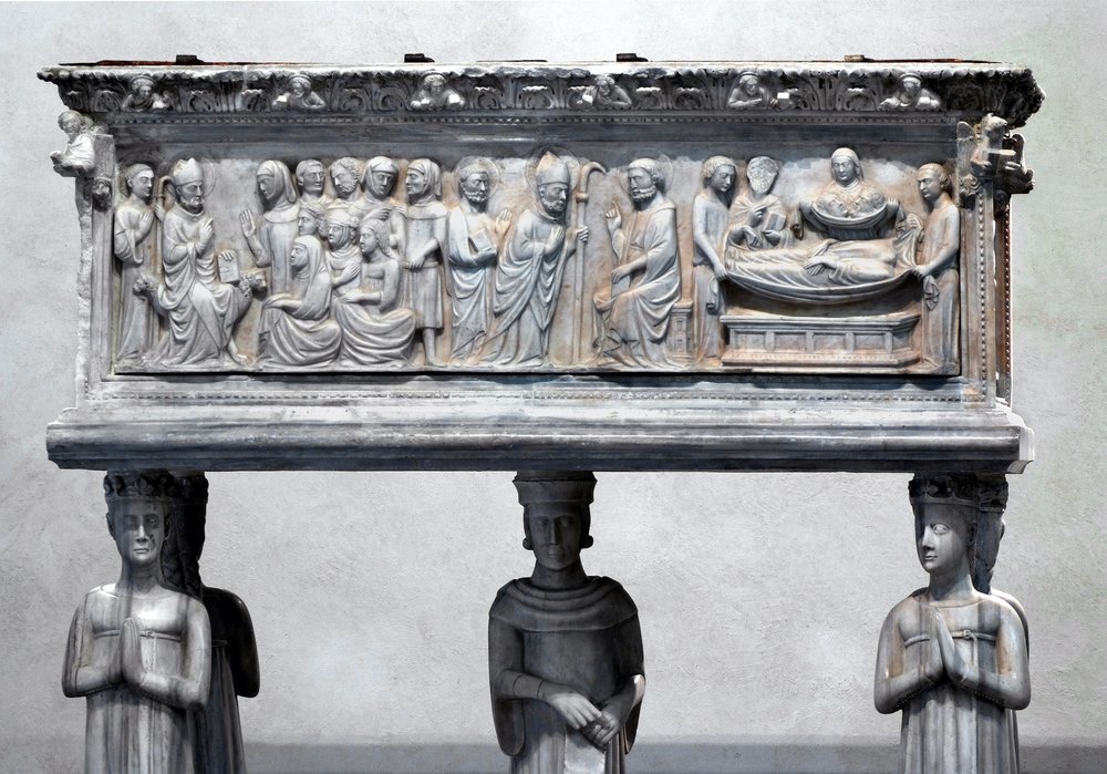 Duomo Udine, Battistero, arca del Beato Bertrando