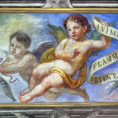 P. Venier, Putti, 1711, part. affreschi della volta