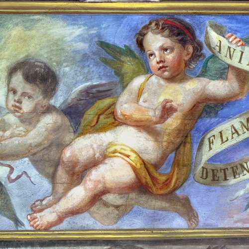 P. Venier, Putti, 1711, part. affreschi della volta