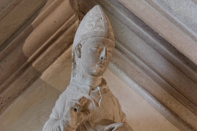 Duomo di Spilimbergo, cappella di destra, Giovanni Antonio Pilacorte (?), San Biagio, 1485