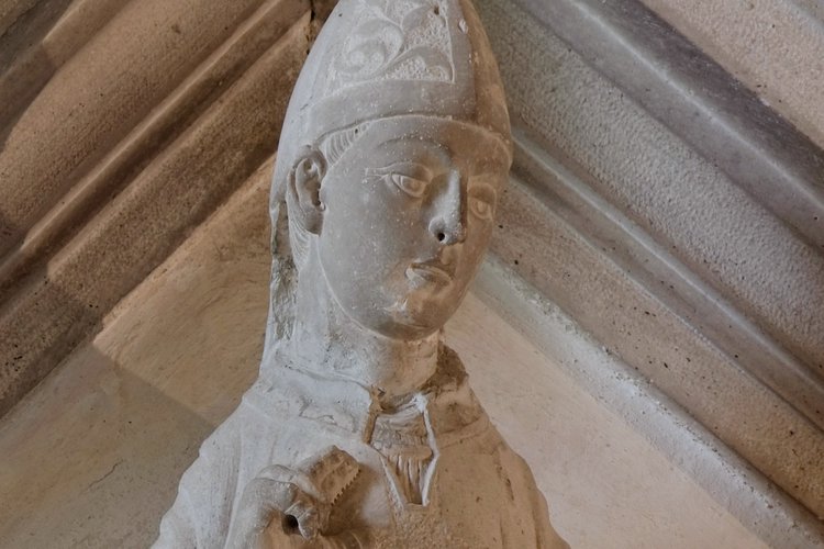 Duomo di Spilimbergo, cappella di destra, Giovanni Antonio Pilacorte (?), San Biagio, 1485