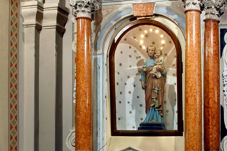 Chiesa parrocchiale di San Giorgio, altare di San Giuseppe, 1918 ca, San Giorgio della Richinvelda