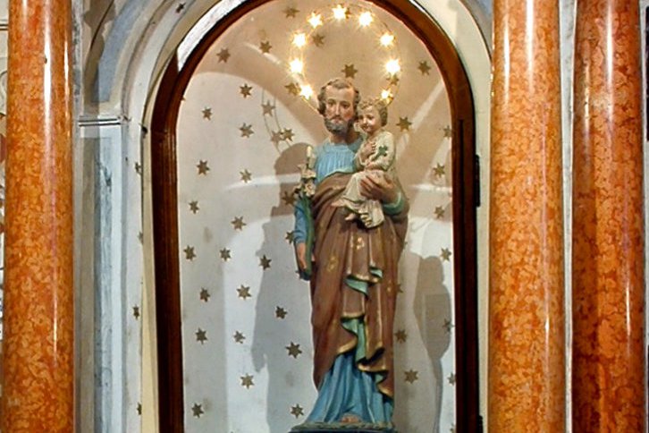Chiesa parrocchiale di San Giorgio, altare di San Giuseppe, 1918 ca, San Giorgio della Richinvelda