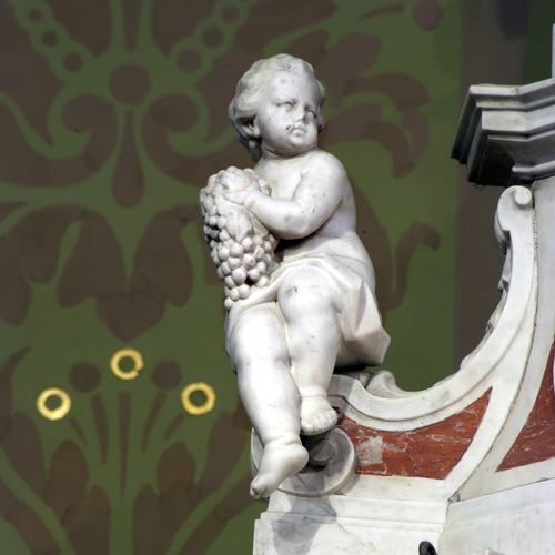 Chiesa di San Lorenzo martire di Talmassons, Altare maggiore, Giovanni e Marino Grassi, Angelo, 1733