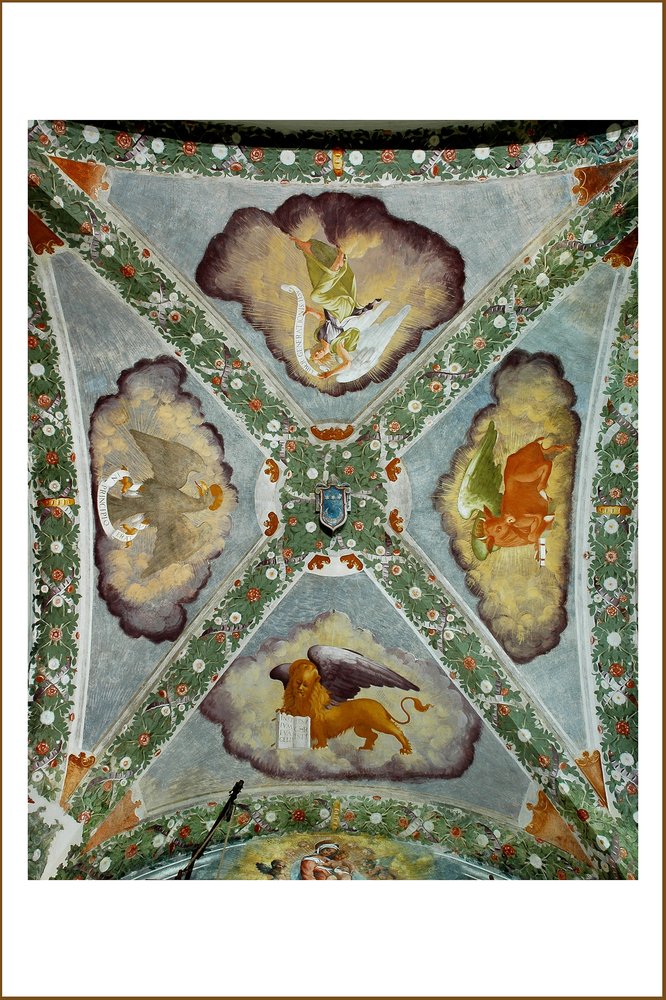 Francesco Torbido, I simboli dei quattro evangelisti, 1535