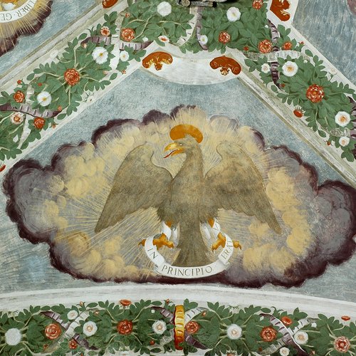 Francesco Torbido, I simboli dei quattro evangelisti, particolare