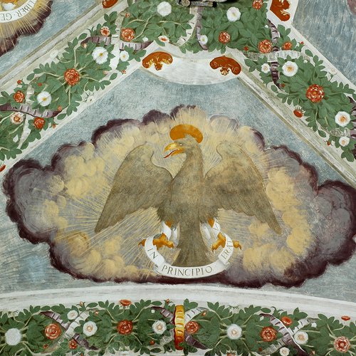 Francesco Torbido, I simboli dei quattro evangelisti, particolare