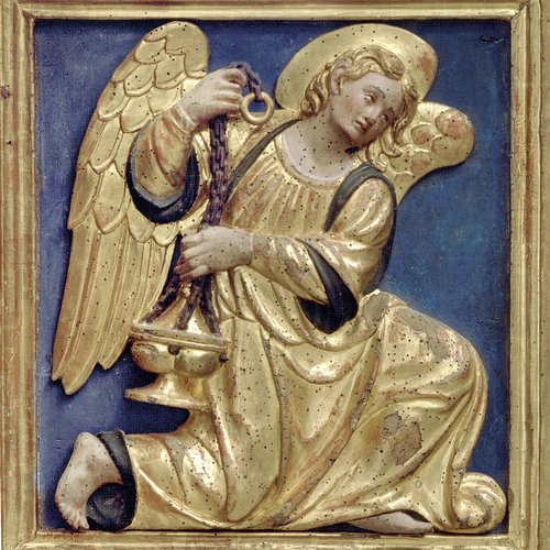 Angelo dell'Annunciazione, Trittico del Pordenone, chiesa di San Lorenzo a Varmo