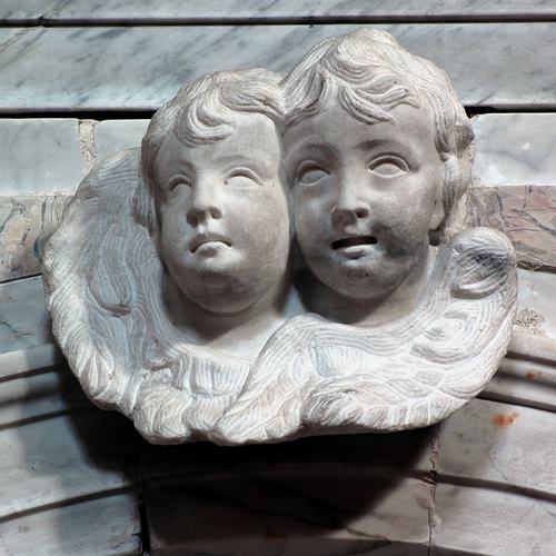 Pieve di Sant'Andrea, altare di Sant'Antonio, particolare, Pozzuolo