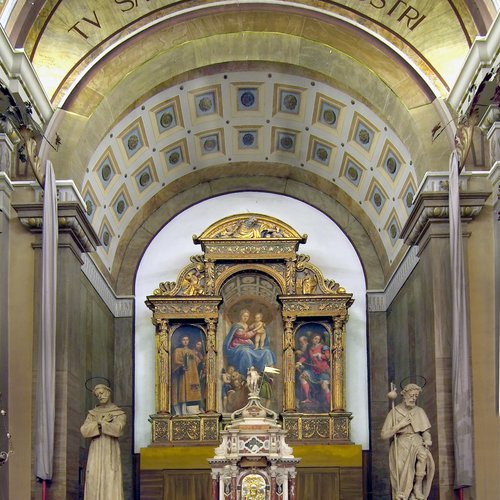 Trittico del Pordenone, chiesa di San Lorenzo di Varmo, vista totale