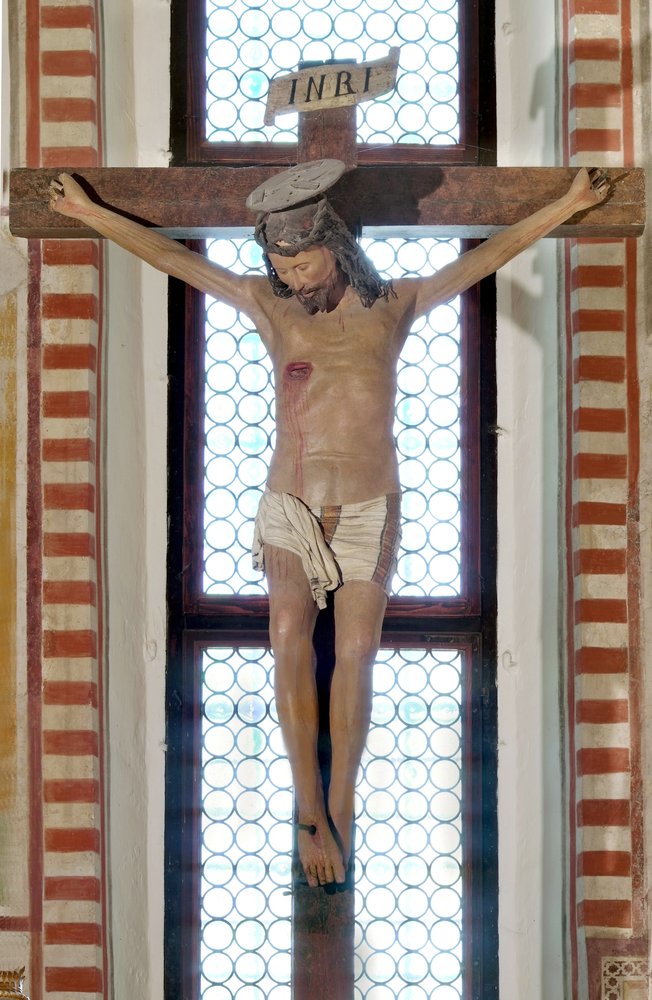 Duomo di Spilimbergo, cappella di sinistra, crocifisso ligneo, 1545 (?)