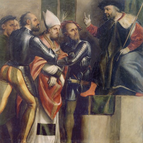 Giovanni Antonio de Sacchis detto il Pordenone, Specchiature del parapetto della cantoria, Duomo Udine, 1527