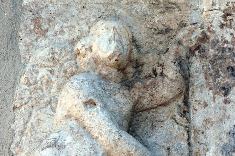 Scultura romana murata, chiesa di San Girolamo, Cervignano