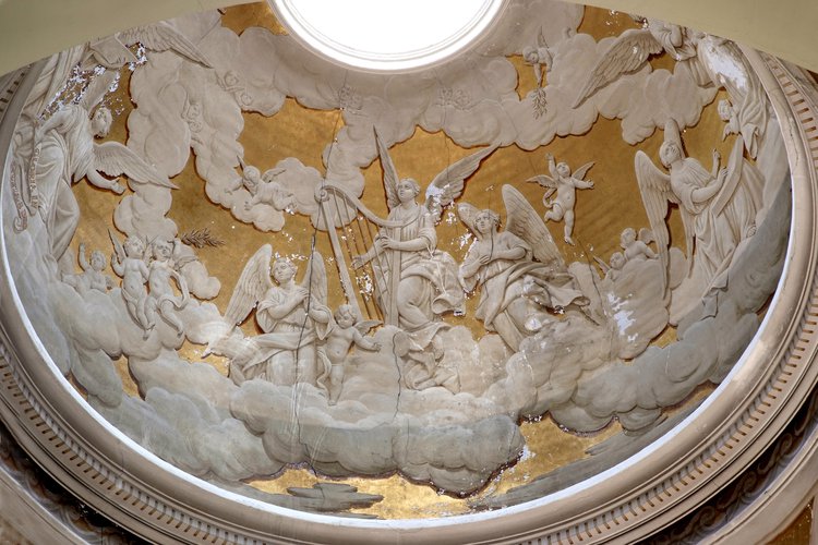 Antonio Casarin / Angelo Populin, Cupola, 1907, particolare