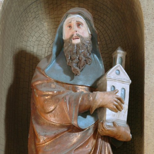 Statua lignea di San Girolamo, chiesa di San Girolamo, Cervignano