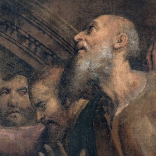 Duomo di Spilimbergo, Giovanni Antonio de Sacchis detto "il Pordenone", Assunzione della Vergine, particolare, 1525