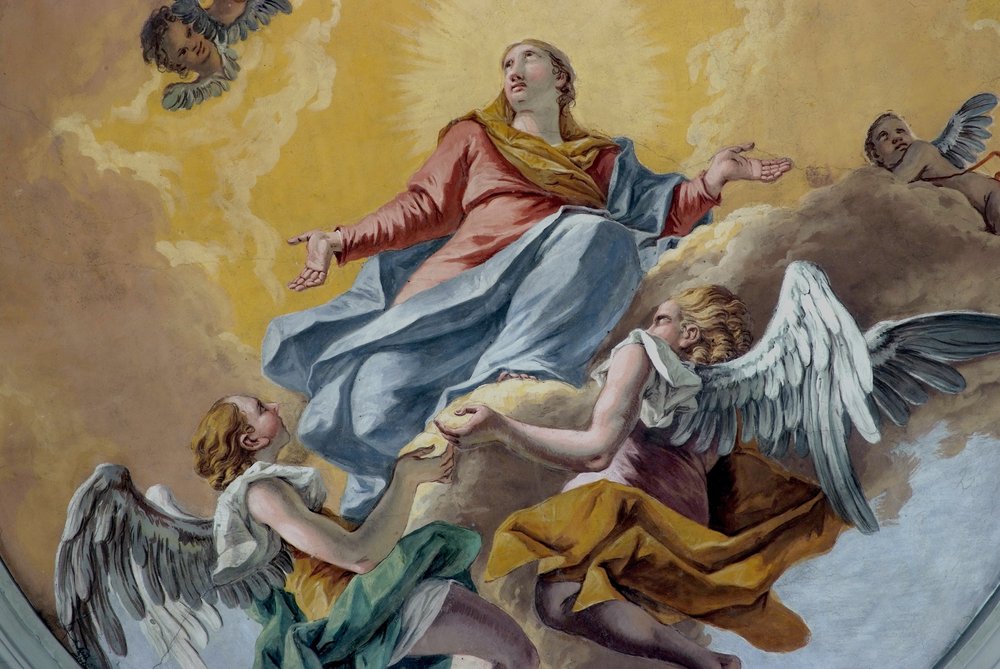 Giuseppe Diziani, Assunta, 1771, cupola del presbiterio