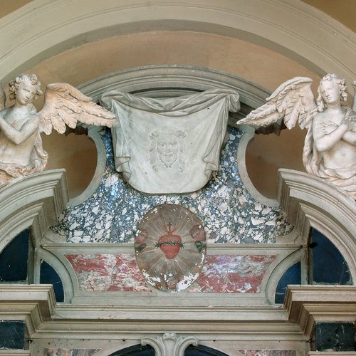 Chiesa di San Giacomo, Altare del Crocifisso,  particolare,  Polcenigo