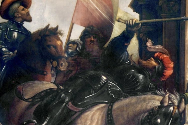 Duomo di Spilimbergo, Giovanni Antonio de Sacchis detto "il Pordenone", Conversione di San Paolo, 1525