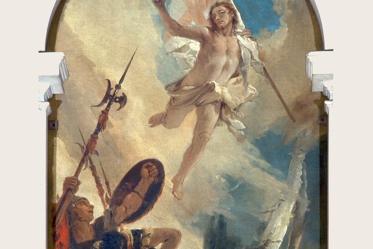 Giambattista Tiepolo, Resurrezione, pala d'altare della cappella del SS. Sacramento, metà del sec. XVIII