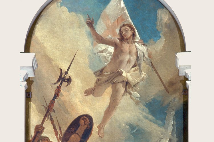 Giambattista Tiepolo, Resurrezione, pala d'altare della cappella del SS. Sacramento, metà del sec. XVIII