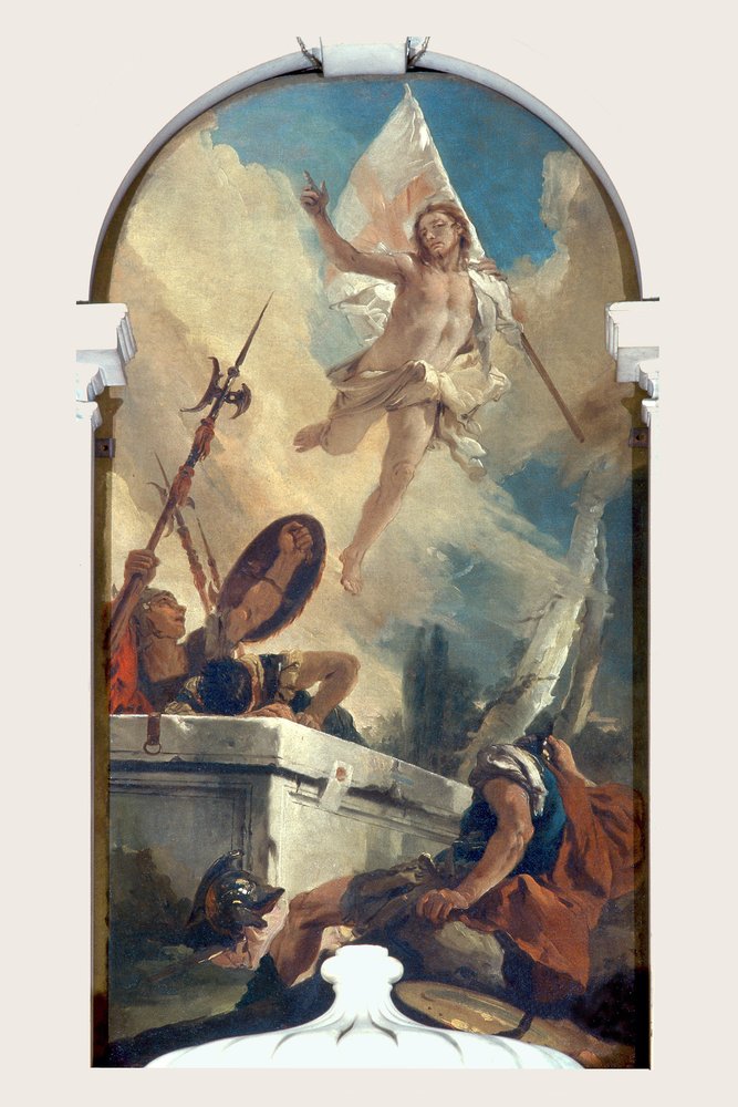 Giambattista Tiepolo, Resurrezione, pala d'altare della cappella del SS. Sacramento, metà del sec. XVIII